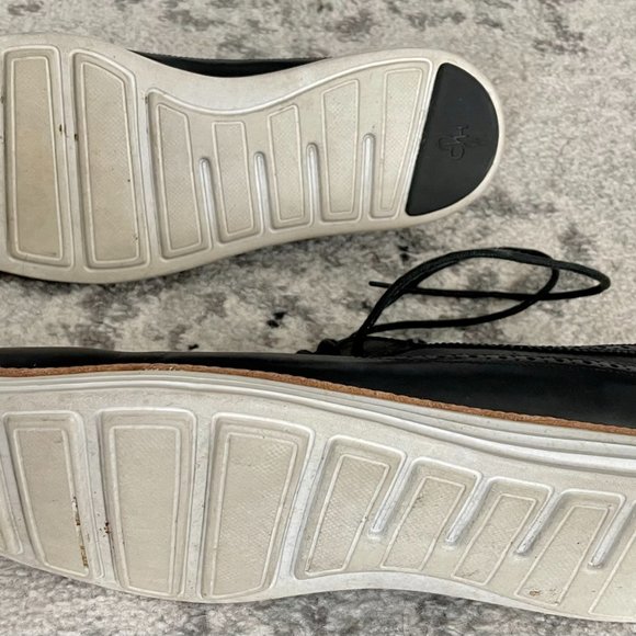 Mens Cole Haan Long LunarGrand Wingtip Oxford Leather Lace Up - Black 11.5 - Picture 9 of 11